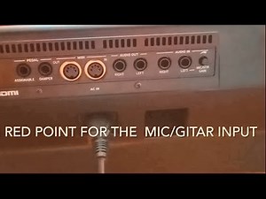 Input-output | Korg Pa700 tutorial