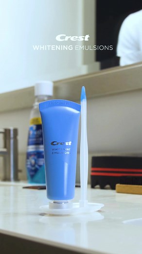 Got a minute? Then you've got time for a brighter smile! Crest #Whitening Emulsions applies in seconds #teethwhitening #videocall