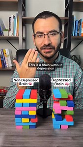 The Depressed Brain vs The Non-Depressed Brain #depression #depressionawareness #mentalhealthawareness #depressionisreal | Therapy To The Point