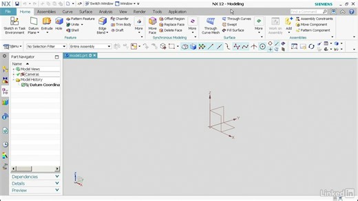 002 Siemens NX 如何访问和创建零件文件