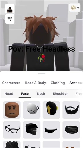 free headless tutorial #freeheadless #tutorial #shorts #roblox #fast 🥀🥀