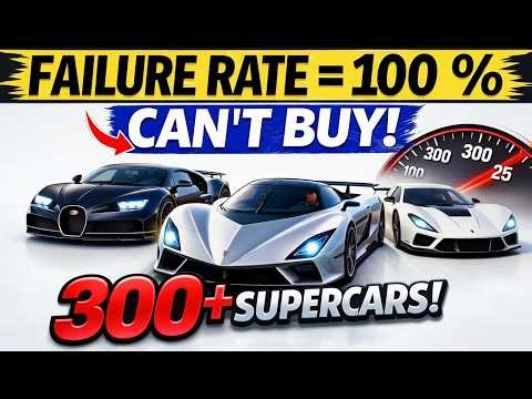 Fastest Production Supercars Ever Verified by Real Testing Data 300+ MPH Monsters