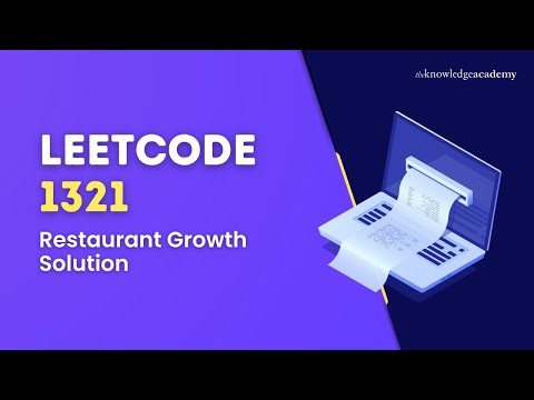 LeetCode 1321 – Restaurant Growth Solution | SQL | Leetcode Interview Question