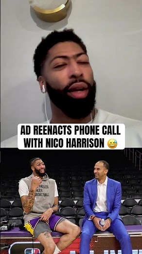 AD’s phone call with Nico after getting traded 👀 (via ‪@DraymondGreenShow‬)