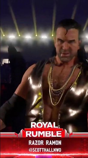 RAZOR RAMON Makes a Bad Guy Entrance! 😎🔥 Royal Rumble