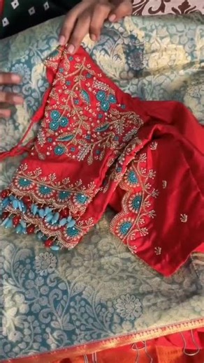 “Perfect Blouse Detailing = Perfect Look ✨ | Custom Computer Maggam Work Designs”