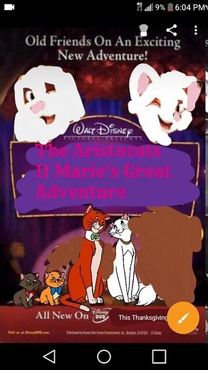 The Aristocats 2 Marie's Great Adventure promotional poster