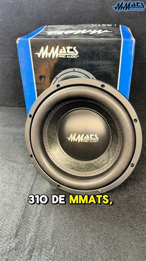 Subwoofer de 10" MMATS PRO AUDIO, disponible con doble bobina de 4 o 2 Ohms, maneja 700 Watts de potencia RMS. A la venta en: https://www.stockandroll.mx/products/ls3-10 Visita: Stock&RollMx Teléfono: 33 3240 6687 | Locos Por El Car Audio