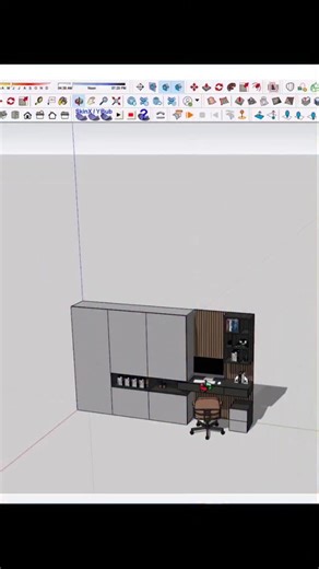 @sketchupwith_mbugua on Instagram: "How to make a closet in SketchUp #interiordesign #sketchupmodel #3dfloorplan #closetdesign #wadrobe"