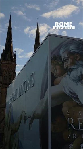 The frescoes of Michelangelo come to life to evangelize in Sydney