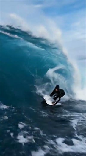 POV: Surfing a Massive Monster Wave #pov #surf
