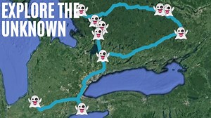 27K views · 128 reactions | TIme for an exhilarating adventure! This map will take you on a road trip to the creepiest ghost towns in Ontario. | Narcity Canada | Facebook