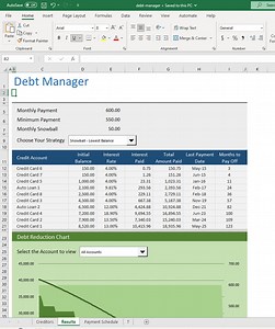 Excel's Debt Reduction Manager Planner Template Spreadsheet and Debt Reduction Strategy - Etsy