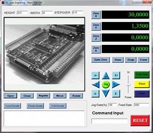 Phần mềm cắt khắc Laser CNC - Mach3 - Free - Mạch Việt CNC