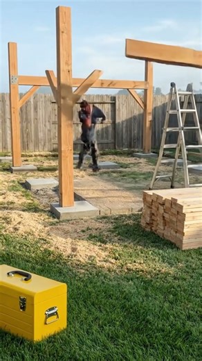 Outdoor Wooden Gazebo: Zero-to-Build Adaptive Physics Flow