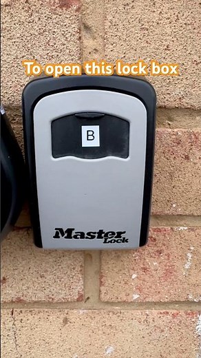 How To Open Lockbox #MasterLock #KeyBox #Lockbox #HowTo #Unlock #Keypad #Keys #Operate #Code