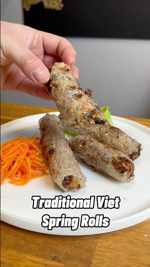Vietnamese Cha Gio - Rice Paper Spring Rolls