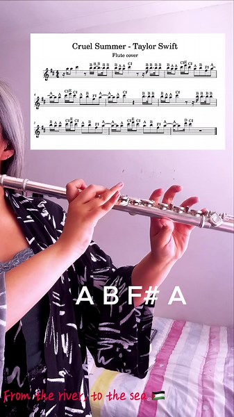 Cruel Summer Flute Tutorial with Sheet Music | Taylor Swift Instrumental