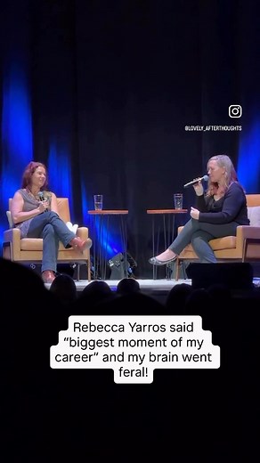 Rebecca Yarros interview at Portland Book Festival #rebeccayarros #fourthwing #bookish | Lovely Afterthoughts | Facebook