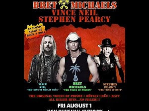 Road to Boston, MA: Bret Michaels, Vince Neil, Stephen Pearcy the Voice of RATT