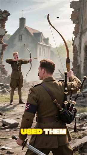 💥 The Soldier Who Fought WWII with a LONGBOW & SWORD 🏹⚔️ #history #ww2 #short