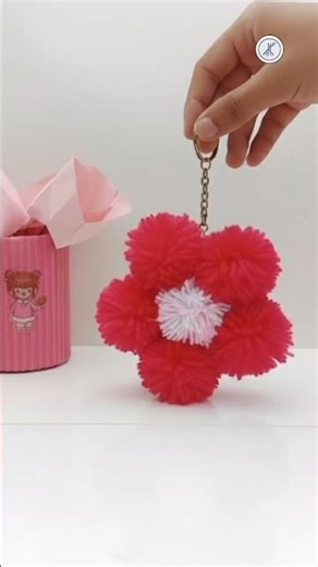 DIY beautiful flowers Keychain 🏵️