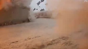 CCTV footage shows missile hitting warehouse causing explosion in Odessa