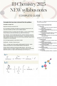 Complete IB Chemistry (hl/sl) Notes 2025 NEW Syllabus by M25 Chemistry High 7 Candidate. IB Chemistry Study Guide. Ib Chemistry Study Notes - Etsy Canada