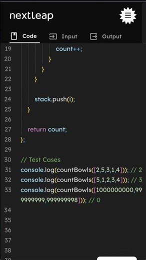 Count Bowl Subarrays | Monotonic Stack Trick | Hard DSA Problem | JavaScript