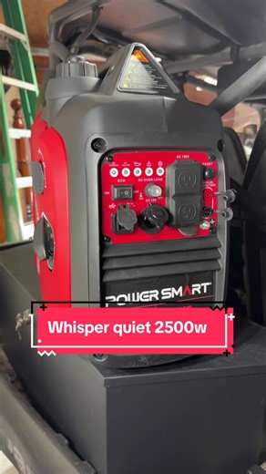 @PowerSmartUSA 2500w whisper quiet generator/inverter. 39lbz. Buy 2 and link them. Emergency power. Camping. RV. Camper. #tiktokshopjumpstartsale #tiktokshopcreatorpicks #powersmart #generator #inverter