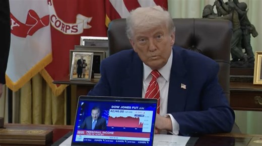 'I thought I'd play a tape': Trump derails remarks in the Oval Office, forces reporter to watch a video on his laptop