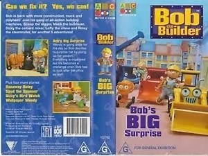 Opening To Bob the Builder Bob's Big Surprise 2000 AU VHS
