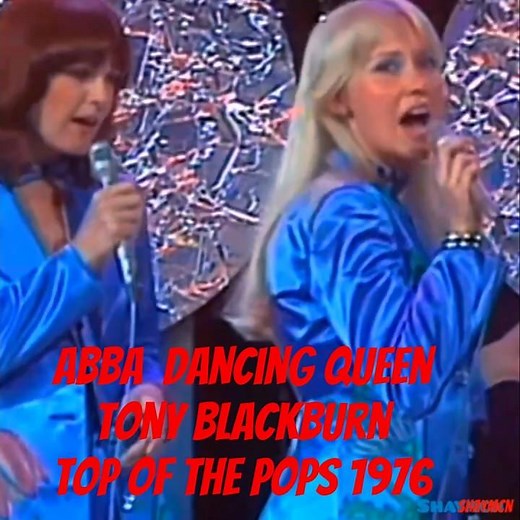 ABBA: Dancing Queen (Tony Blackburn Top of the Pops 1976) #abba4k