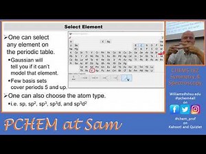 Gaussian Computational Chemistry - Levels of Theory Discussion - 5382 2021 Lecture