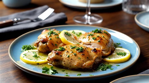 🍗 Air Fryer Greek Chicken Juicy, herby chicken thighs marinated in lemon, garlic, and oregano, this air fryer Greek chicken is a bold and simple Mediterranean favorite. Prep Time: 10 min | Cooking Time: 18 min | Total Time: 28 min | Kcal: 320 | Servings: 4 Ingredients: 1½ lbs boneless, skinless chicken thighs 2 tablespoons olive oil 2 tablespoons lemon juice 1 tablespoon red wine vinegar 1 teaspoon lemon zest 3 garlic cloves, minced 1½ teaspoons dried oregano ½ teaspoon salt ¼ teaspoon black pe