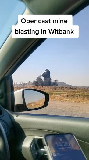 Opencast Mine Blasting in Witbank - South Africa Mining Environment