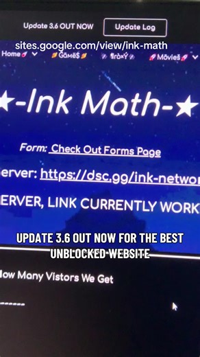 Ink-Math UBG Website Update: New Games, Movies, TV & Music