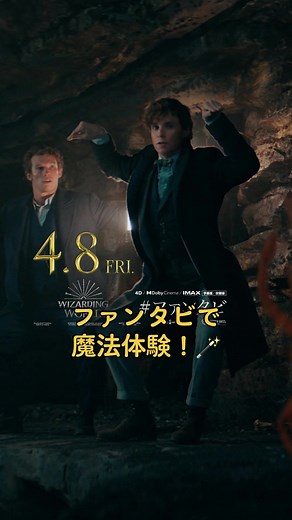 この春は#ファンタビ で魔法体験！🎬『ファンタスティック・ビーストとダンブルドアの秘密』大ヒット上映中！✨