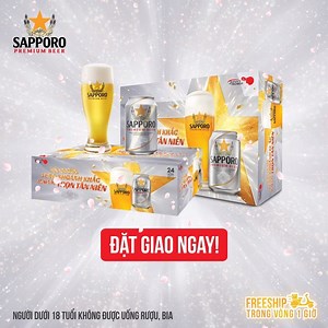 15 reactions | Hãy chắc chắn Sapporo Premium nằm trong checklist của...