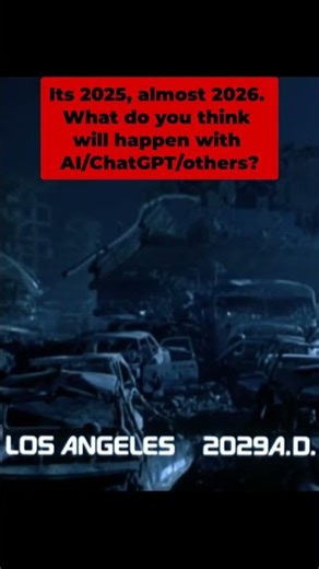 2029 is Skynet Terminator Judgment day. #AI #Future a