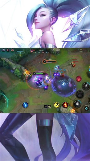 INSANE DAMAGE !! KDA ALL OUT SERAPHINE MONTAGE LEAGUE OF LEGENDS WILD RIFT #wildrift #seraphine