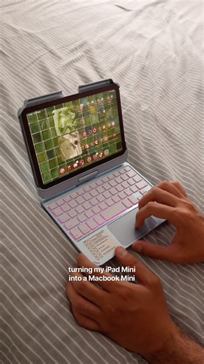 turning my iPad Mini into a Macbook Mini #ipadmini #ipadmini7 #macbook