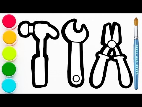 How to Draw a Repair Tools | Step by Step