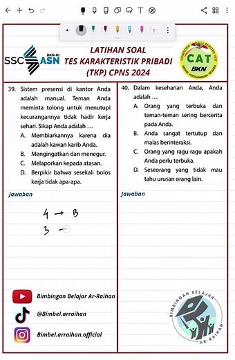 (PART 18 TKP) LATIHAN SOAL TES KARAKTERISTIK PRIBADI CPNS 2024 #CPNS2024 #CPNS #alfaiz #tkp
