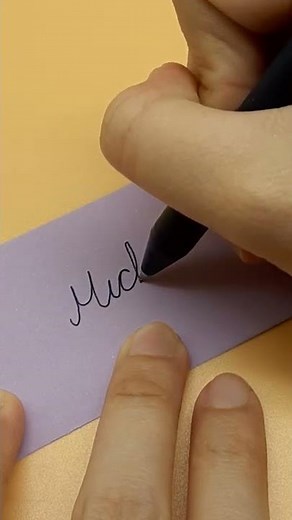 How to write name "Michael" in cursive | Handwriting practice