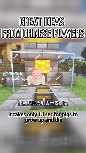 Automated Pig Grill in Minecraft: Cruel Mechanism Revealed