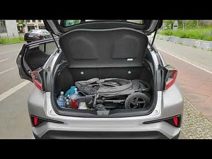 Toyota CHR boot space fits baby stroller!