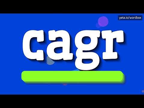 CAGR - HOW TO PRONOUNCE IT!?