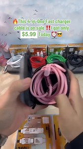 164 reactions · 24 shares | ⚡️Charge your devices faster than ever with the 4in-1 USB C Cable 240W. https://t.site/3AJwIBe | Libertyzeay | Facebook