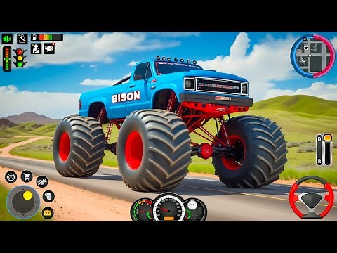 Epic Monster Extreme Trucks Off-roading Hills Climb Mega Ramp GT Stunt Simulator - Android Gameplay.